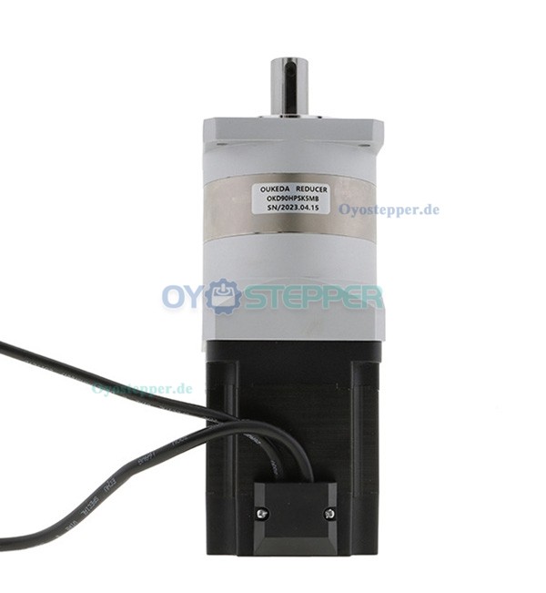 OUKEDA NEMA 34 Schrittmotor mit Planetengetriebe, Untersetzung 5:1 / 10:1 / 20:1 / 50:1, 48V, 3000 U/min